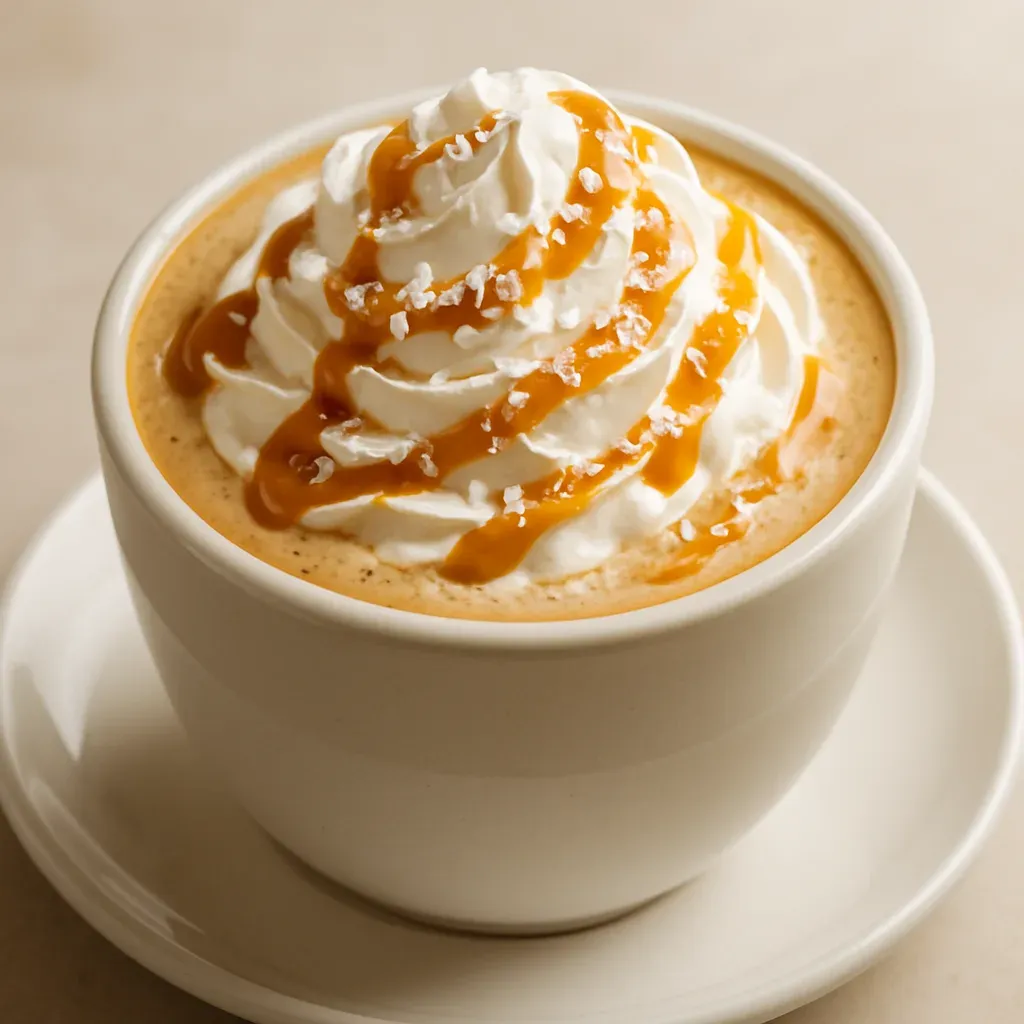 Sıcak latte şuruplu