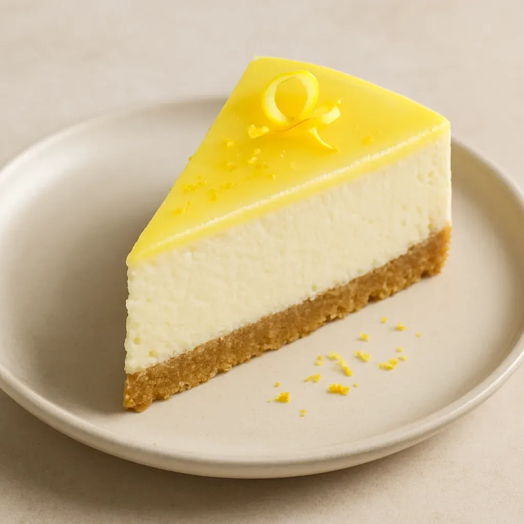 Limonlu cheesecake