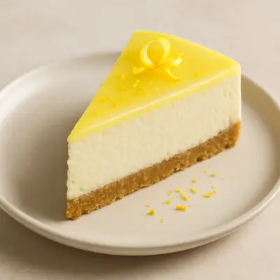 Limonlu cheesecake